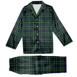ScotsTee Shop Scottish Graham of Montrose 2 Tartan Pajama Satin Velvet Flannel Pajama Set