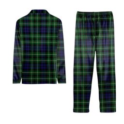 ScotsTee Shop Scottish Graham of Montrose 2 Tartan Pajama Satin Velvet Flannel Pajama Set