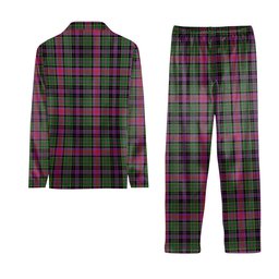 ScotsTee Shop Scottish Graham of Airth Ancient Tartan Pajama Satin Velvet Flannel Pajama Set