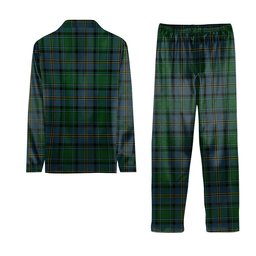 ScotsTee Shop Scottish Hope Vere Lochcarron Tartan Pajama Satin Velvet Flannel Pajama Set