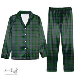 ScotsTee Shop Scottish Hope Vere Lochcarron Tartan Pajama Satin Velvet Flannel Pajama Set
