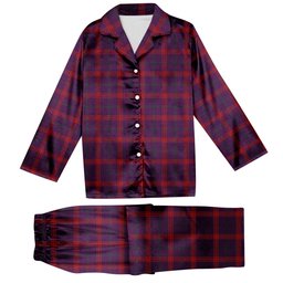 ScotsTee Shop Scottish Lynch Variant Tartan Pajama Satin Velvet Flannel Pajama Set