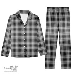 ScotsTee Shop Scottish Glen Tartan Pajama Satin Velvet Flannel Pajama Set