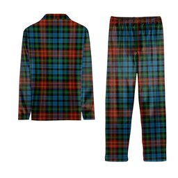 ScotsTee Shop Scottish Langston Tartan Pajama Satin Velvet Flannel Pajama Set