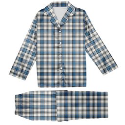 ScotsTee Shop Scottish Hannay Ancient Tartan Pajama Satin Velvet Flannel Pajama Set