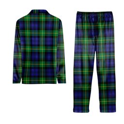 ScotsTee Shop Scottish Gordon Modern Tartan Pajama Satin Velvet Flannel Pajama Set