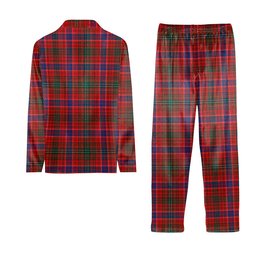 ScotsTee Shop Scottish Lumsden Waistcoat Modern Tartan Pajama Satin Velvet Flannel Pajama Set