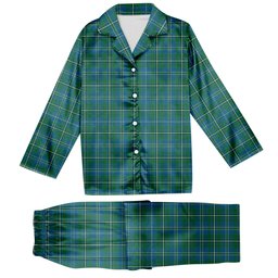 ScotsTee Shop Scottish Hay Hunting Modern Tartan Pajama Satin Velvet Flannel Pajama Set