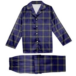 ScotsTee Shop Scottish Lloyd of Astargus Tartan Pajama Satin Velvet Flannel Pajama Set