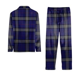 ScotsTee Shop Scottish Lloyd of Astargus Tartan Pajama Satin Velvet Flannel Pajama Set