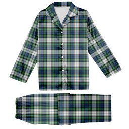 ScotsTee Shop Scottish Gordon Dress Ancient Tartan Pajama Satin Velvet Flannel Pajama Set