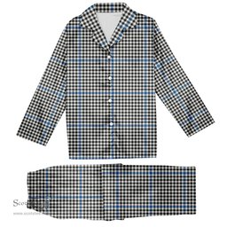 ScotsTee Shop Scottish Gladstone Ancient Tartan Pajama Satin Velvet Flannel Pajama Set