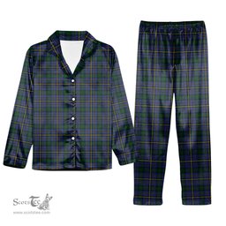 ScotsTee Shop Scottish Hope Vere 2 Tartan Pajama Satin Velvet Flannel Pajama Set