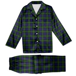 ScotsTee Shop Scottish Gunn Tartan Pajama Satin Velvet Flannel Pajama Set