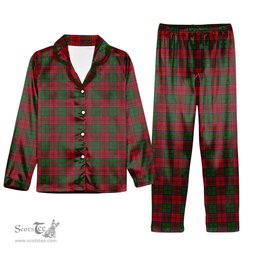 ScotsTee Shop Scottish Grant Tartan Pajama Satin Velvet Flannel Pajama Set