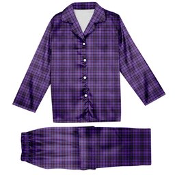 ScotsTee Shop Scottish Learmonth Family Herts Tartan Pajama Satin Velvet Flannel Pajama Set