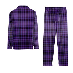 ScotsTee Shop Scottish Learmonth Family Herts Tartan Pajama Satin Velvet Flannel Pajama Set