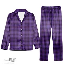 ScotsTee Shop Scottish Learmonth Family Herts Tartan Pajama Satin Velvet Flannel Pajama Set