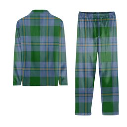 ScotsTee Shop Scottish Irvine of Bonshaw Ancient Tartan Pajama Satin Velvet Flannel Pajama Set