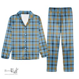ScotsTee Shop Scottish Laing Ancient Tartan Pajama Satin Velvet Flannel Pajama Set
