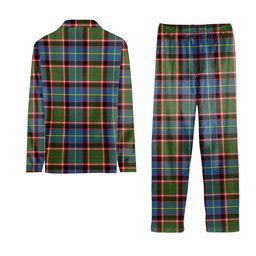 ScotsTee Shop Scottish Glass Tartan Pajama Satin Velvet Flannel Pajama Set