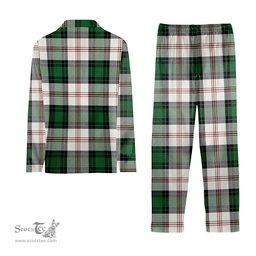 ScotsTee Shop Scottish Ross Arisaid Ancient Tartan Pajama Satin Velvet Flannel Pajama Set