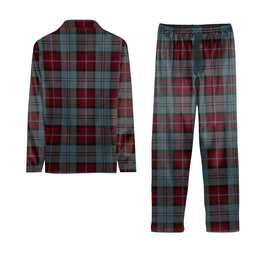 ScotsTee Shop Scottish Rob Roy (Film) Tartan Pajama Satin Velvet Flannel Pajama Set