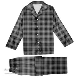 ScotsTee Shop Scottish O'Sullivan-Beare Tartan Pajama Satin Velvet Flannel Pajama Set