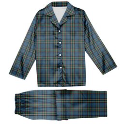 ScotsTee Shop Scottish Ralston UK Tartan Pajama Satin Velvet Flannel Pajama Set