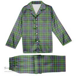 ScotsTee Shop Scottish Whitelaw Tartan Pajama Satin Velvet Flannel Pajama Set