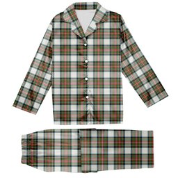 ScotsTee Shop Scottish Stewart Dress Ancient Tartan Pajama Satin Velvet Flannel Pajama Set
