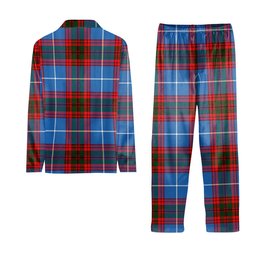 ScotsTee Shop Scottish Pentland Tartan Pajama Satin Velvet Flannel Pajama Set