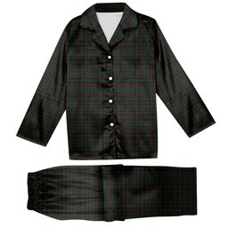 ScotsTee Shop Scottish Renwick Tartan Pajama Satin Velvet Flannel Pajama Set