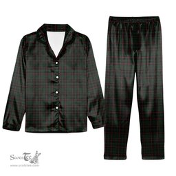 ScotsTee Shop Scottish Renwick Tartan Pajama Satin Velvet Flannel Pajama Set