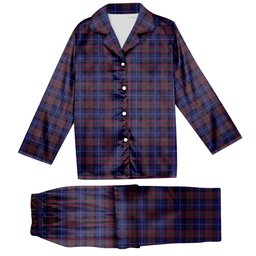 ScotsTee Shop Scottish Pride of Scotland Tartan Pajama Satin Velvet Flannel Pajama Set