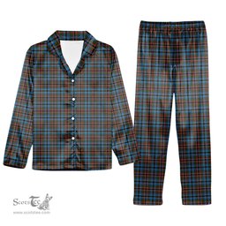 ScotsTee Shop Scottish Soutar Tartan Pajama Satin Velvet Flannel Pajama Set