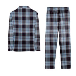 ScotsTee Shop Scottish Royal Canadian Air Force Tartan Pajama Satin Velvet Flannel Pajama Set