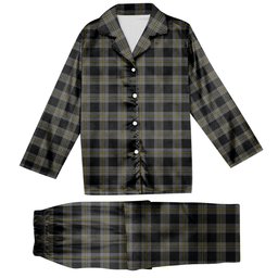 ScotsTee Shop Scottish Perry Ancient Tartan Pajama Satin Velvet Flannel Pajama Set
