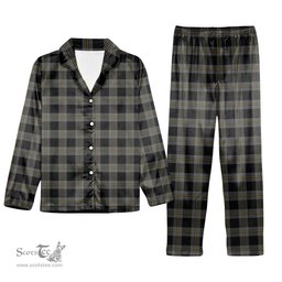 ScotsTee Shop Scottish Perry Ancient Tartan Pajama Satin Velvet Flannel Pajama Set