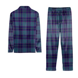 ScotsTee Shop Scottish Patterson John Tartan Pajama Satin Velvet Flannel Pajama Set