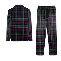 ScotsTee Shop Scottish Wilsons 158 Tartan Pajama Satin Velvet Flannel Pajama Set