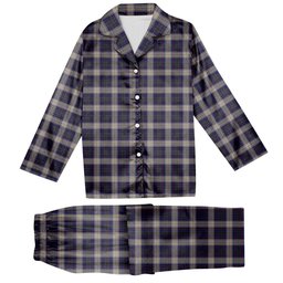 ScotsTee Shop Scottish Unidentified Gordon variant Tartan Pajama Satin Velvet Flannel Pajama Set