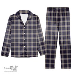 ScotsTee Shop Scottish Unidentified Gordon variant Tartan Pajama Satin Velvet Flannel Pajama Set