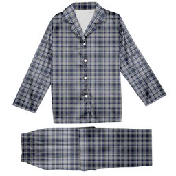 ScotsTee Shop Scottish Yorkshire, The Spirit of Tartan Pajama Satin Velvet Flannel Pajama Set