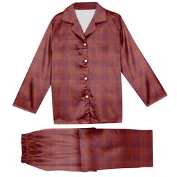 ScotsTee Shop Scottish Stirling of Keir Ancient Tartan Pajama Satin Velvet Flannel Pajama Set