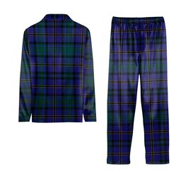 ScotsTee Shop Scottish Weir Ancient Tartan Tartan Pajama Satin Velvet Flannel Pajama Set