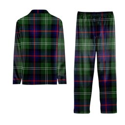 ScotsTee Shop Scottish Swinton SC Tartan Pajama Satin Velvet Flannel Pajama Set