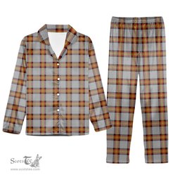 ScotsTee Shop Scottish Young, Christina Tartan Pajama Satin Velvet Flannel Pajama Set