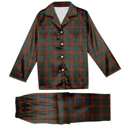 ScotsTee Shop Scottish Wilson Janet Tartan Pajama Satin Velvet Flannel Pajama Set