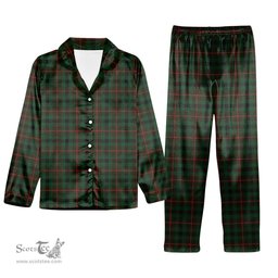 ScotsTee Shop Scottish Tennant Tartan Pajama Satin Velvet Flannel Pajama Set